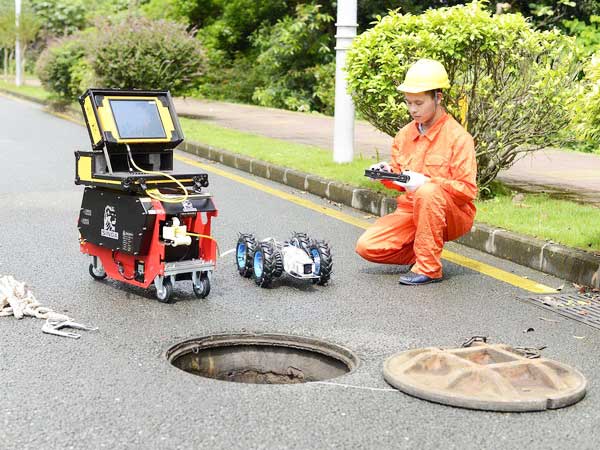 和乐镇管道机器人检测